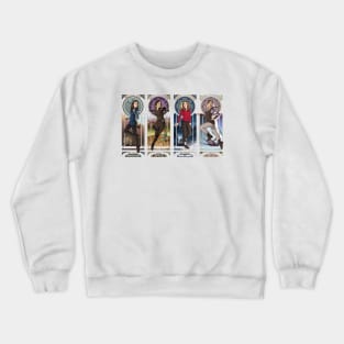 Art Nouveau - SHIELD Ladies Combined Crewneck Sweatshirt